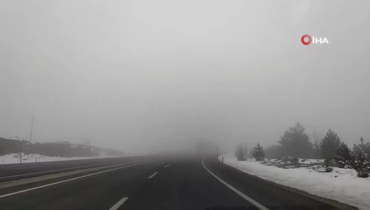 Karabük-Bartın Kara Yolunda Yoğun Sis